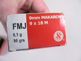 8142
Makarov 9MM FMJ 95 Grain, 50 count Monarch 9MM 94 Grain FMJ 50 Count - 3 of 5