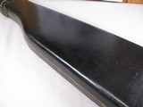 8750
Black Leather Shotgun Case, Hog Leg, Will take Side by Sides and Over and under. Will hold up to a 28” Barrel. - 3 of 12