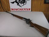 8788 Winchester Model 71, 348 WCF, 24” barrel, Level Action, Butt pad, Wood is clean, Bluing is very nice, It has a Williams Sight and a red bead si - 1 of 19