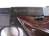 8790
Hi- Standard Sport King, 22LR, 4.5 Barrel, Early First Model, dark wood grips, Nice and tight, Correct box and paperwork, Great gun 97% conditio - 3 of 16