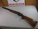 8795 Winchester 101 field 20 gauge, 26” barrel, 14” LOP,
IC/Mod, 2 3/4 and 3 inch chamber, Red “W” on pistol grip cap, 1st 3 years of manufacturing,