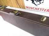 8812 Winchester 101/23 case, All original, Brass plaque engraved, will take up to a 32” Barrel - 4 of 7