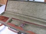 8831
Winchester Grand European Shotgun case. These are very rare to come by. This case will fit up to a 32” Barrel. It has the original hang , keys a - 8 of 12