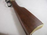 8843 Henry modern rifle 357 Mag+ 38 special, 20” octagon barrel, bore is bright and shiny in excellent condition, lever action, gold plated receiver, - 2 of 13