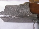 8845 Winchester 101 Grand European, 12 Gauge, 30 “ Barrells, 2 white beads 14 1/2 LOP, 100% engraved silver coin receiver, Winchester butt pad, pistol - 6 of 18