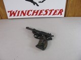 8840 P38 9MM, very good, bake light grips, repro Walther Magazine, small chip in grip, AC 41, MFG 1941, Waffen Stamped, Eagle over 359 inspector, Germ - 1 of 12