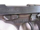 8840 P38 9MM, very good, bake light grips, repro Walther Magazine, small chip in grip, AC 41, MFG 1941, Waffen Stamped, Eagle over 359 inspector, Germ - 5 of 12