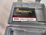 8879
Browning BDM 9MM Double Action Pistol In Box. 5