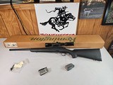 8887Remington model 700 DM light Tactical Rifle, .308 WIN,Bolt action, 3 detachable mags, 20” Fluted Barrel. Opta 300 3-9x 42 scope .Black synth - 1 of 16