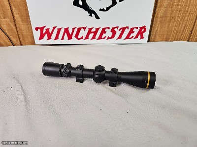 8906
Leupold Vari-X III 2.5-8. Like new with quick disconnect rings and base.