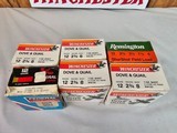 8914
12 gauge shotgun shell lot- 4 boxes of Winchester 12 gauge 2 3/4 8 shot. 1 box Remington 2 3/4 # 6 shot, 1 box Federal #8 Shot. - 2 of 2