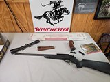 8932
Thompson Center 223 Rem Contender carbine, 21” barrel, iron sites, has box and stock/receiver, mount for scope on the gun, comes with a wood for - 1 of 22