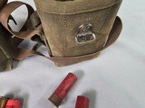 8934  12 Gauge shotgun shell lot in US army Pouch, 44 Miscellaneous 12 gauge shells, 4 older ones with paper shell, Winchester shells 2 3/4, - 5 of 7