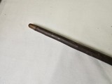 8939- Sword Cane- This antique can sword has AA polish Toledo Spanish metal, 1900 is marked on it as well. Had a crooked handle and a bamboo sheath fo - 11 of 17