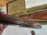 8943
Winchester 23 Pigeon XTR Lightweight, 20 Gauge, straight grip, RARE, IC/M, 26 “ Barrels, 98% one ding under forearm, other than that beautiful. - 18 of 25