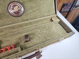 8961 Winchester Green 101 Shotgun trunk style hard case. This case is in beautiful condition. Like new. Has the National Wild Turkey Federation leathe - 10 of 10