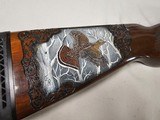 8962 American Arms Silver Hunter 12 gauge 3 inch 26 inch barrels 2 screw in chokes mod full, extractors single select trigger Schnabel forend. gold tr - 2 of 17