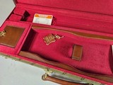 8965—Winchester Green with red interior trunk style shot gun case. Will fit a 101 or model 23. Was for a Model 23 classic 20 GA. Come with the origina - 12 of 18