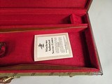 8965—Winchester Green with red interior trunk style shot gun case. Will fit a 101 or model 23. Was for a Model 23 classic 20 GA. Come with the origina - 11 of 18