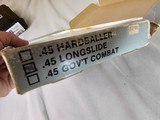 8980 AMT Hardballer 45 ACP, 7” Barrel, stainless, one magazine , in box with paperwork. More pictures at dawsonsdoubles.com - 16 of 16