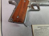 8992 Randal Firearms, A311 General Curtis Lemay model, 45 Cal, fixed sights,
99% with box and factory magazine,
4 1/2” barrel, More pictures at daws - 10 of 14