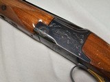 9005  Browning Belgium Superposed Lightning, 12 Gauge, 28Barrels, Mod/Full, Feather crotch wood, 14 LOP, Browning pad, Round Knob, All original - 4 of 14