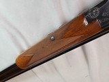 9005  Browning Belgium Superposed Lightning, 12 Gauge, 28Barrels, Mod/Full, Feather crotch wood, 14 LOP, Browning pad, Round Knob, All original - 9 of 14