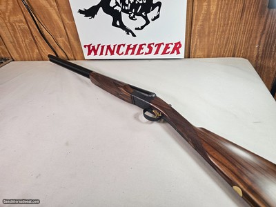 9015SKB-Ithaca 280 Classic 12 Gauge SXS, 2 3/4, 26” Barrels, straight stock, SKB/Ithaca butt plate, 99% LNIB, 14 1/4 LOP, Single gold trigger, MOD/