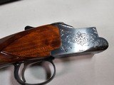 9017 Winchester 101
3 barrel skeet set, 20 gauge, 28 gauge, 410 gauge, pistol grip, vent rib, 13 1/2 LOP, 28” barrels, In correct case, 97%, great sk - 8 of 25