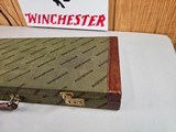 9026
Winchester Green Shotgun trunk style case. Has the red interior and comes with keys. Up to a 26” barrel.
Great case. More pictures at dawsonsdo - 2 of 13