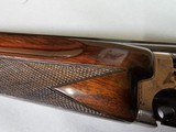 9037
Winchester 101 Pigeon Grade, 20 Gauge, 2 3/4, 26” vent rib barrels, IC/MOD, 14 1/4 LOP, Round Knob, Butt plate, Beautiful dark walnut, 99%, Corr - 21 of 25