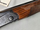 9045
SKB/ Ithaca 600 O/U 12 Gauge 3”, Pistol grip, Butt pad, Gold Trigger, 30” Barrels, 14 LOP, Ejectors, Full/Full, Vent Rib, Beautiful shotgun 98-9 - 21 of 25