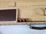 9053 Winchester Diamond Grade hard trunk style case. VERY rare as it will hold up to
34” barrel. Not many in this size. Has the original keys as well - 16 of 18
