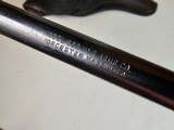 9054 H+R Arms Model 922 22 Caliber Long Rifle, Blued, 9 round, plastic checkered grips, 6” barre;, Leather custom holster. More pictures at dawsonsdou - 14 of 21