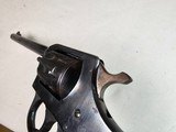 9054 H+R Arms Model 922 22 Caliber Long Rifle, Blued, 9 round, plastic checkered grips, 6” barre;, Leather custom holster. More pictures at dawsonsdou - 17 of 21