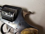 9054 H+R Arms Model 922 22 Caliber Long Rifle, Blued, 9 round, plastic checkered grips, 6” barre;, Leather custom holster. More pictures at dawsonsdou - 12 of 21