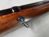 9063
Neumann Liege Belgium, 7x57, Mannlicher stock with check piece, heavy German engraving, engraved buffalo on floor plate, Flor des lies, ebony fr - 19 of 25