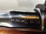 9063
Neumann Liege Belgium, 7x57, Mannlicher stock with check piece, heavy German engraving, engraved buffalo on floor plate, Flor des lies, ebony fr - 8 of 25