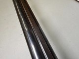 9076
Parker V Model, 12 Gauge, 30” Barrels, MOD/FULL, Small dent on barrel, repair on side panel, Vulcan steel barrel, double trigger, extractors, cr - 15 of 25