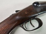 9076
Parker V Model, 12 Gauge, 30” Barrels, MOD/FULL, Small dent on barrel, repair on side panel, Vulcan steel barrel, double trigger, extractors, cr - 25 of 25
