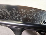 9077
Remington Sportsman 58, 12 Gauge, 28” Barrels, MOD, plain barrel, blue engraved receiver, ducks and dogs, Remington butt plate, 90% condition, 1 - 9 of 25