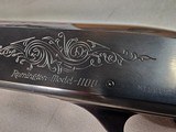 9071
Remington 1100 20 Gauge, Mod Fixed, 28” barrel,
Plain Barrel, Pachmayer pad, LOP 13 1/2, 98%. more pictures at dawsonsdoubles.com - 10 of 25