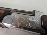 9069
A. V. Maurcini 12 Gauge 28” Mod/FULL, double triggers, ejectors, brass front bead, dogs and ducks, pheasants on receiver, butt plate, pistol gri - 9 of 25