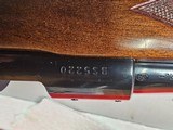 9084
Winchester 52B, Bolt action rifle, 22 Long Rifle, 24 “ barrel, ebony forearm tip, NIB. more pictures at dawsonsdoubles.com - 19 of 24