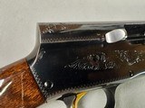 9087
Browning Belgium, A-5, 12 gauge, light 12, 26” barrels, mod choke, 14 1/2 LOP, Gold trigger, vent rib front steel bead, manufactured, 1973, 97% - 25 of 25