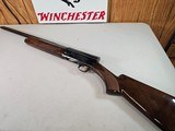 9087
Browning Belgium, A-5, 12 gauge, light 12, 26” barrels, mod choke, 14 1/2 LOP, Gold trigger, vent rib front steel bead, manufactured, 1973, 97% - 1 of 25