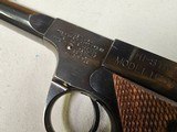 9086
Hi Standard H-D Military, 22 LR, 99%, Excellent collectors condition, 4 1/2 barrel, high luster blued, 1946 manufactured, more pictures at dawso - 1 of 16