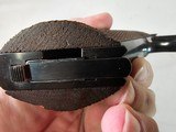 9086
Hi Standard H-D Military, 22 LR, 99%, Excellent collectors condition, 4 1/2 barrel, high luster blued, 1946 manufactured, more pictures at dawso - 15 of 16