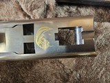 9085
Browning Citori Lightning feather, 20 Gauge, 28” barrels, 2 3/4 and 3”, round knob, Kickeze pad, 13 1/2 LOP, Gold feather on bottom of receiver, - 8 of 25