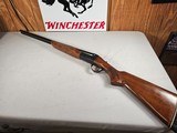 9094
Fox Savage Model B, 20 gauge, sxs, proof tested, 3” chambers, but pad, metal sights, pistol grip, ejectors, opens and closes tight, single trigg - 1 of 25